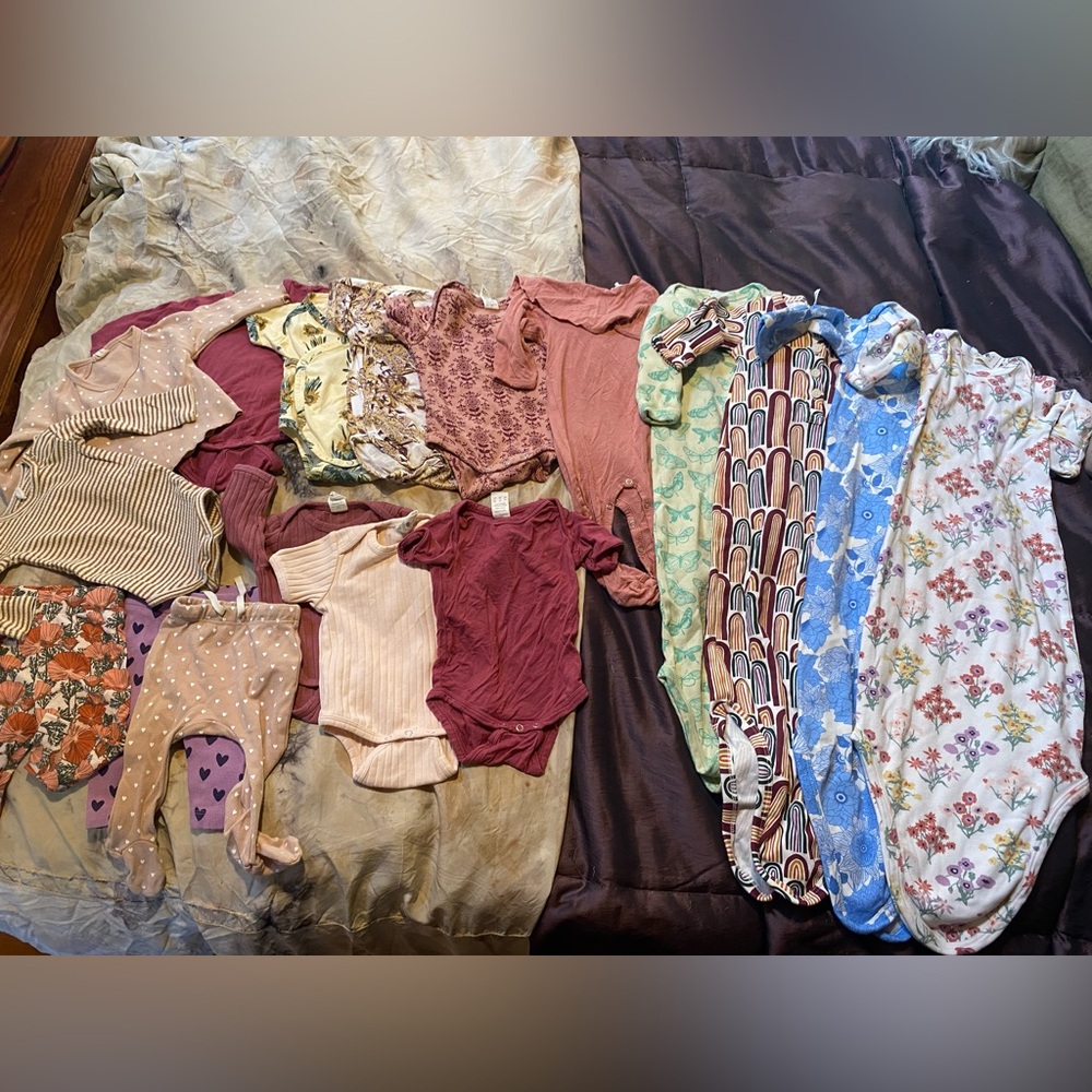 kate quinn mixed girlie bundle size 0-3 mos